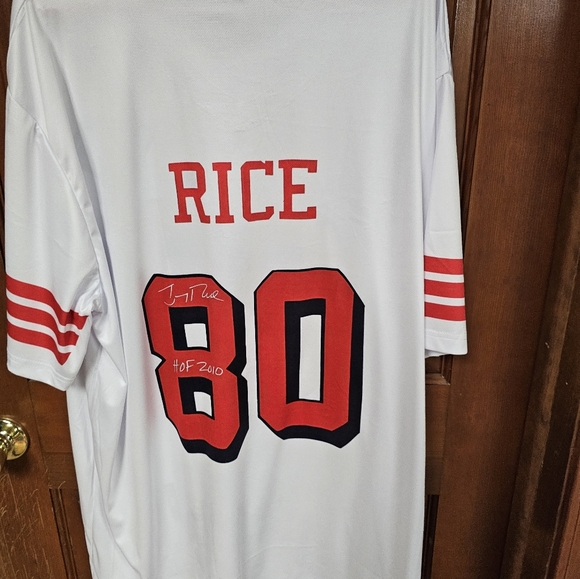 Jerry Rice signed 49ers jersey(READ description for sizing details) - Picture 5 of 7